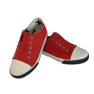 Mini Boden Low Top Canvas Slip On Shoes